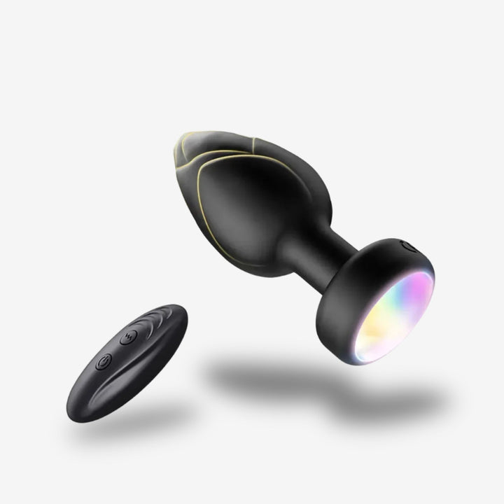 Plug anal lumineux <br> Bijou vibrant et discret