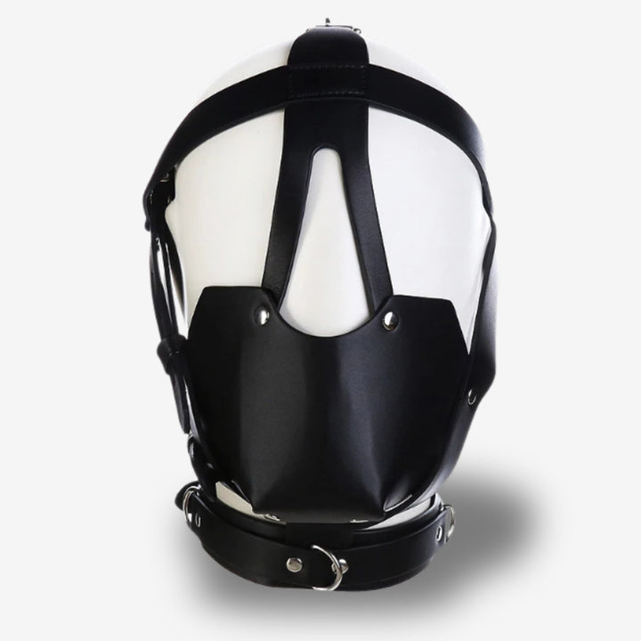 Masque BDSM gagball caché <br> Anonymat stylé | Jeux secrets