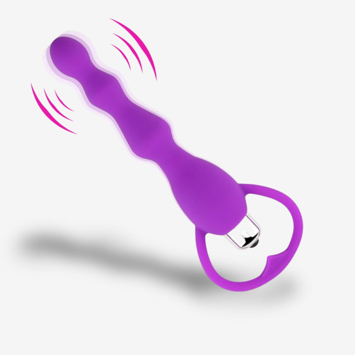 Vibromasseur prostate <br> Tête courbée | Stimulation interne