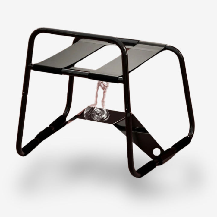 Chaise BDSM avec support sextoy <br> Liberté totale | plaisir contrôlé