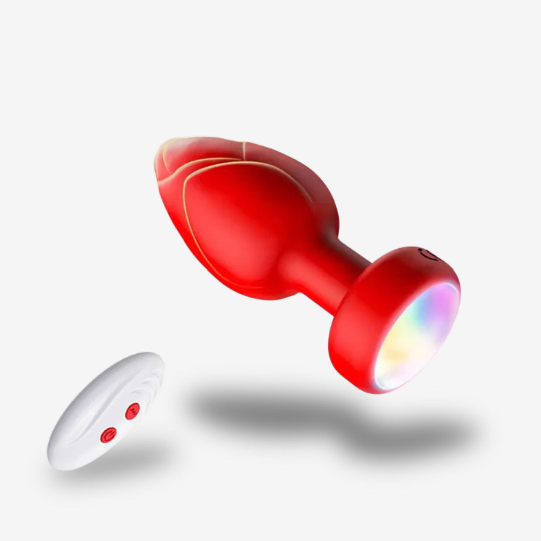 Plug anal lumineux <br> Bijou vibrant et discret