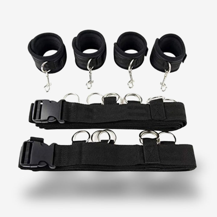 Menottes pour lit <br> Attache solide | Contrôle excitant