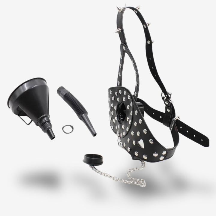 Masque urinal BDSM <br> Invasion sensorielle | Contrôle extrême