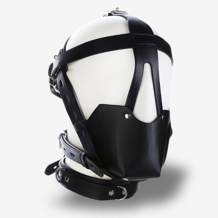 Masque BDSM gagball caché <br> Anonymat stylé | Jeux secrets