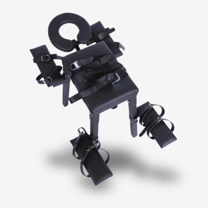 Chaise BDSM motorisée avec sangles <br> Confort extrême | Domination sans limites