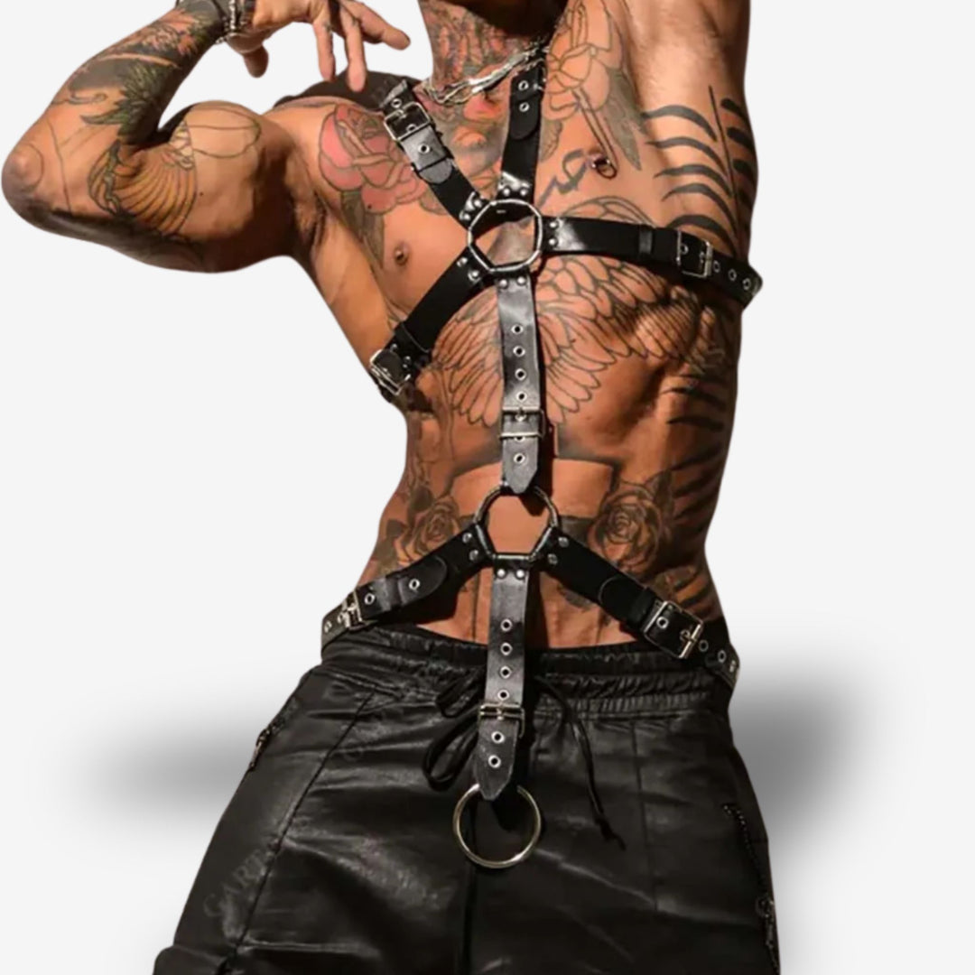 Harnais BDSM homme <br> Style dominant | Contrôle assuré