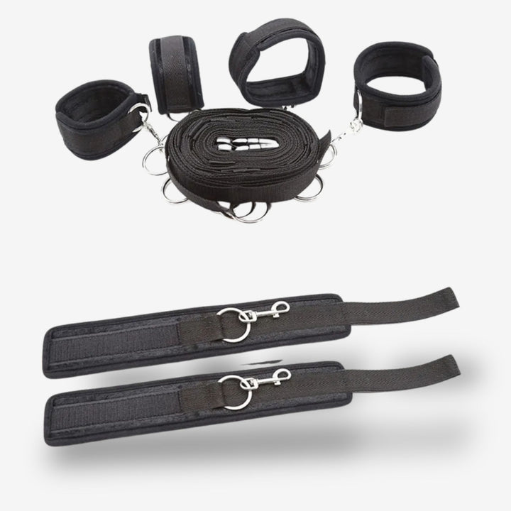 Menottes pour lit <br> Attache solide | Contrôle excitant