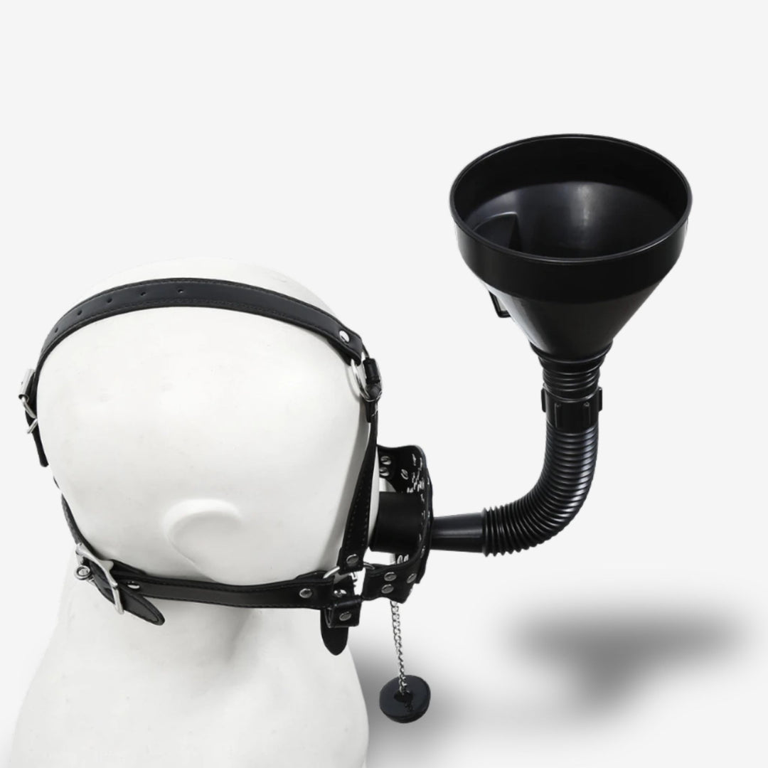 Masque urinal BDSM <br> Invasion sensorielle | Contrôle extrême