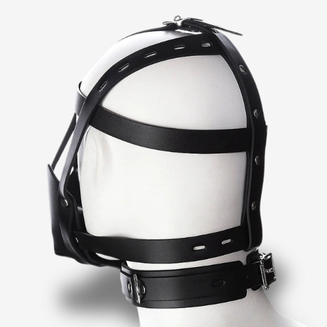 Masque BDSM gagball caché <br> Anonymat stylé | Jeux secrets