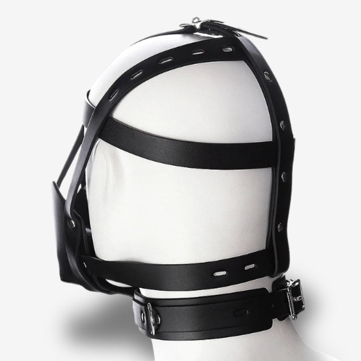 Masque BDSM gagball caché <br> Anonymat stylé | Jeux secrets
