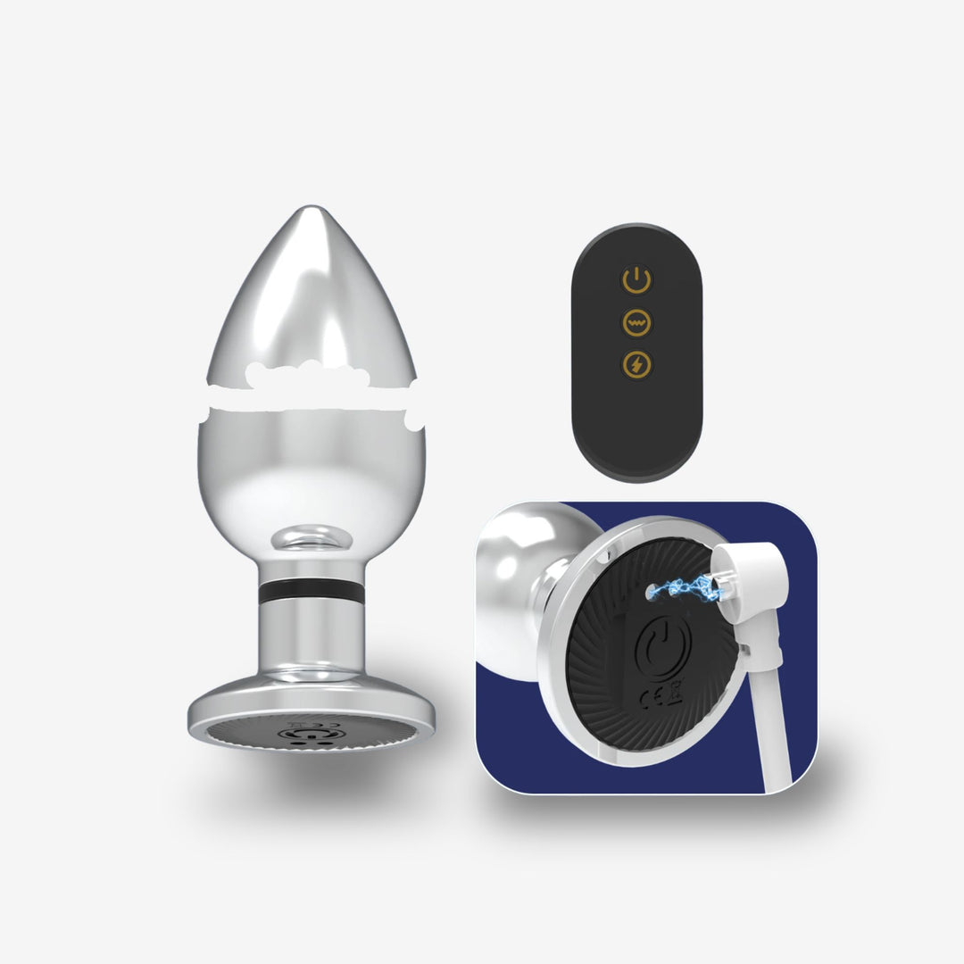 Plug anal stimulation électrique <br> Impulsions précises | Plaisir profond