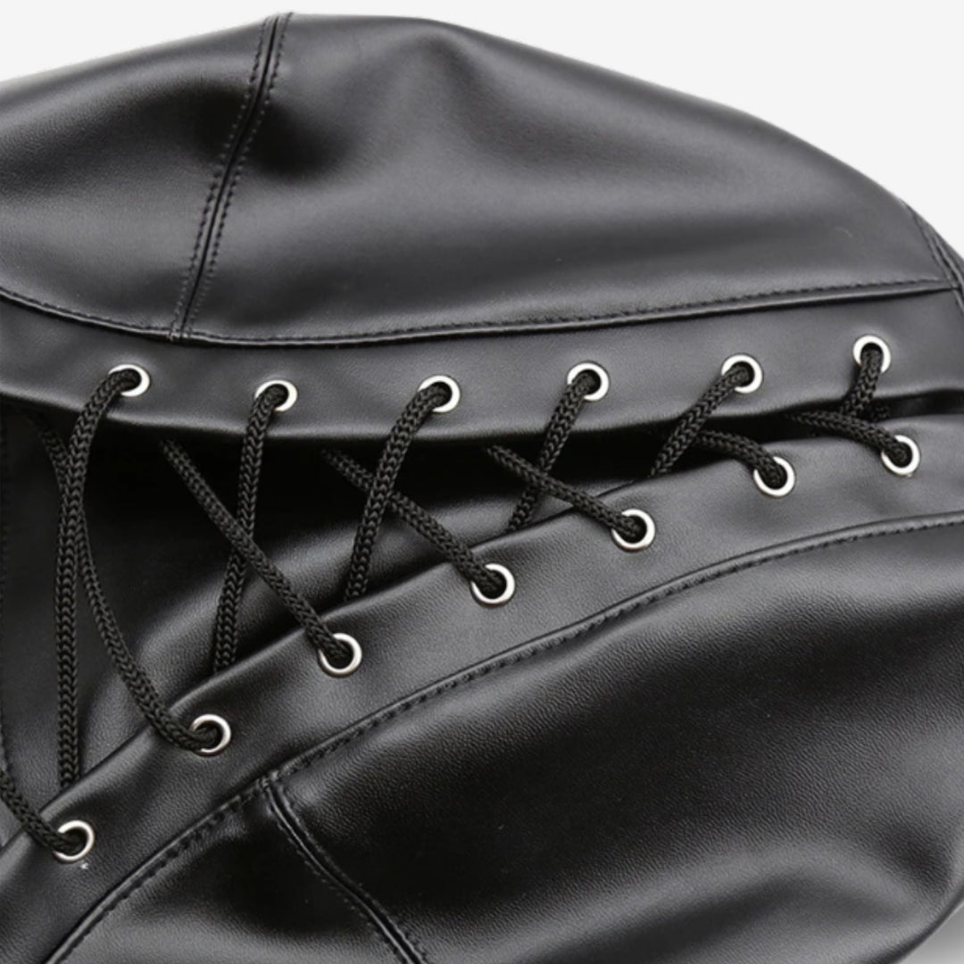Cagoule avec gagball <br> Look intense | Tension érotique