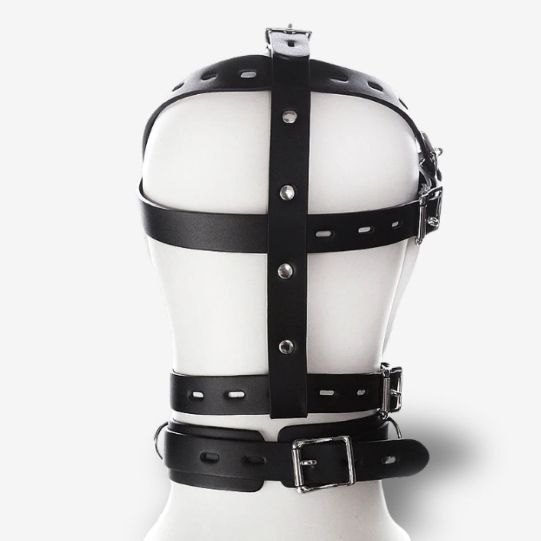 Masque BDSM gagball caché <br> Anonymat stylé | Jeux secrets