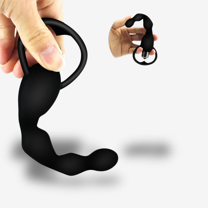 Vibromasseur prostate <br> Tête courbée | Stimulation interne