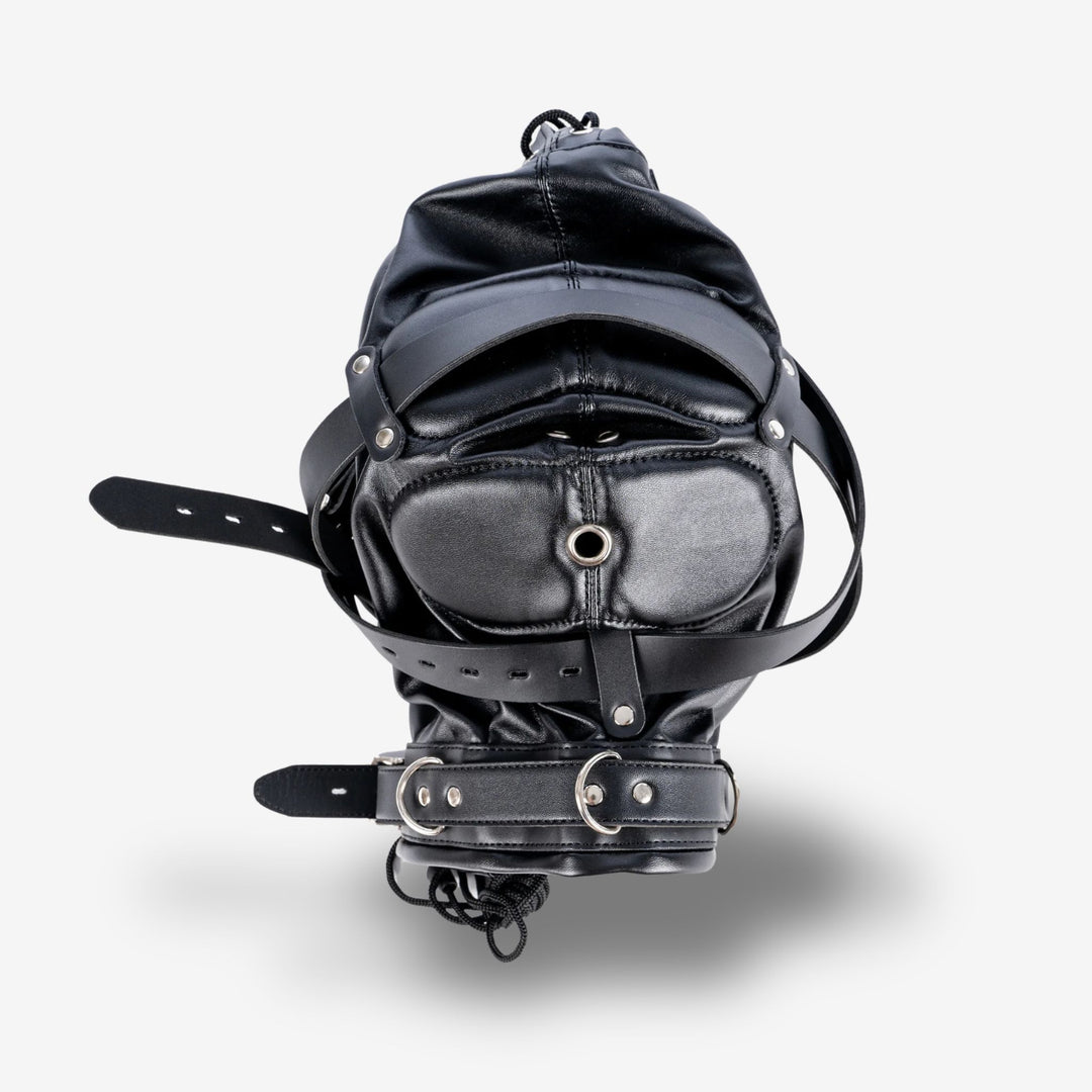 Cagoule intégrale cuir <br> Couvre-chef chic | Ambiance fétiche