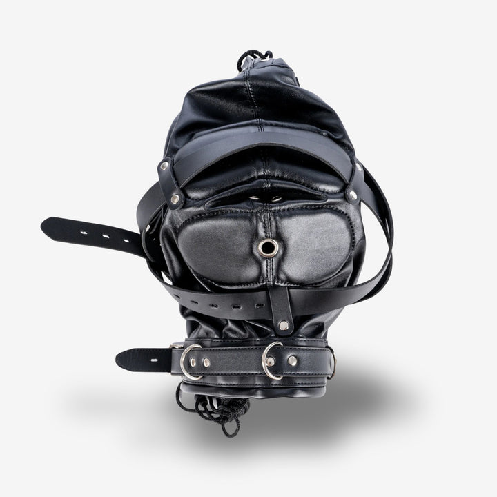 Cagoule intégrale cuir <br> Couvre-chef chic | Ambiance fétiche