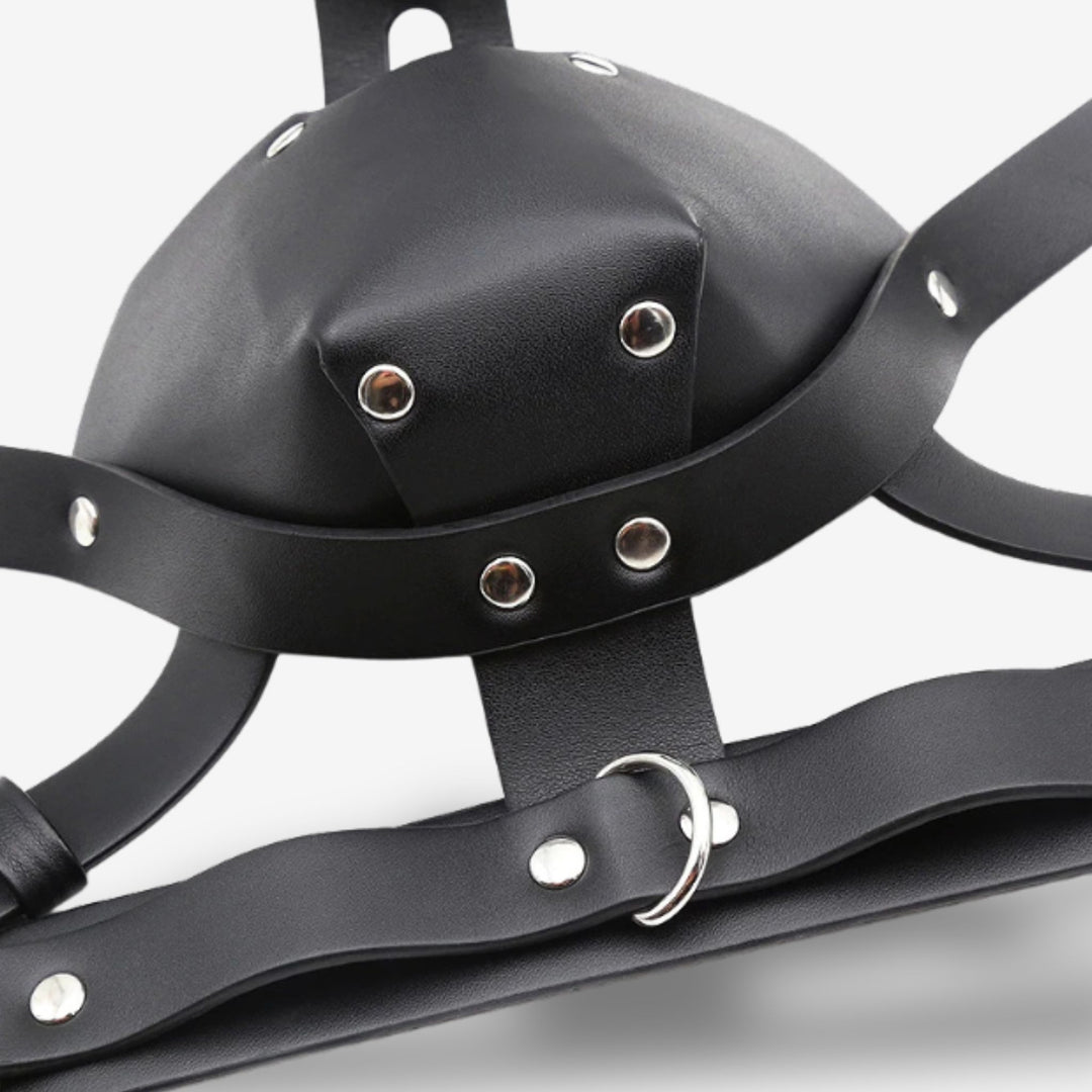 Masque BDSM gagball caché <br> Anonymat stylé | Jeux secrets