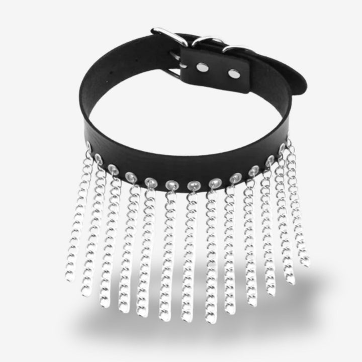 Collier BDSM <br> Pluie de chaînes | Séduction fluide